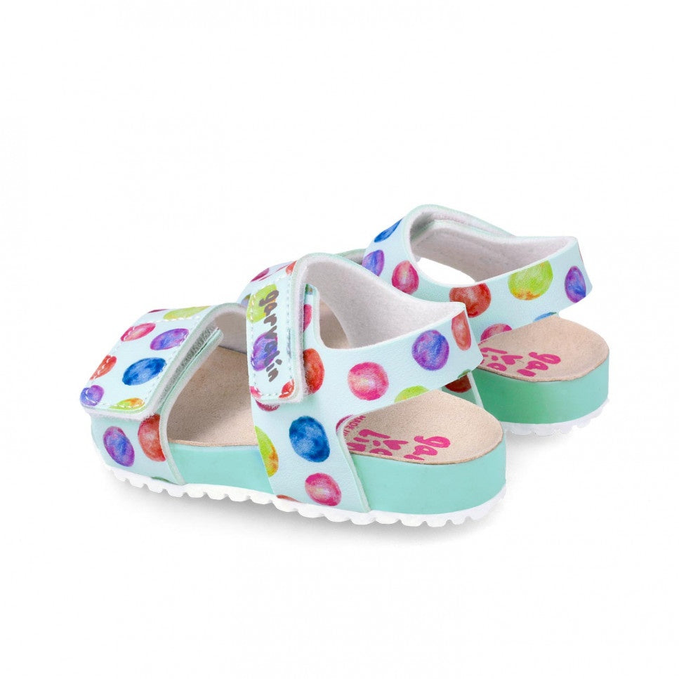 Sandale din piele pentru copii Garvalin, ocean